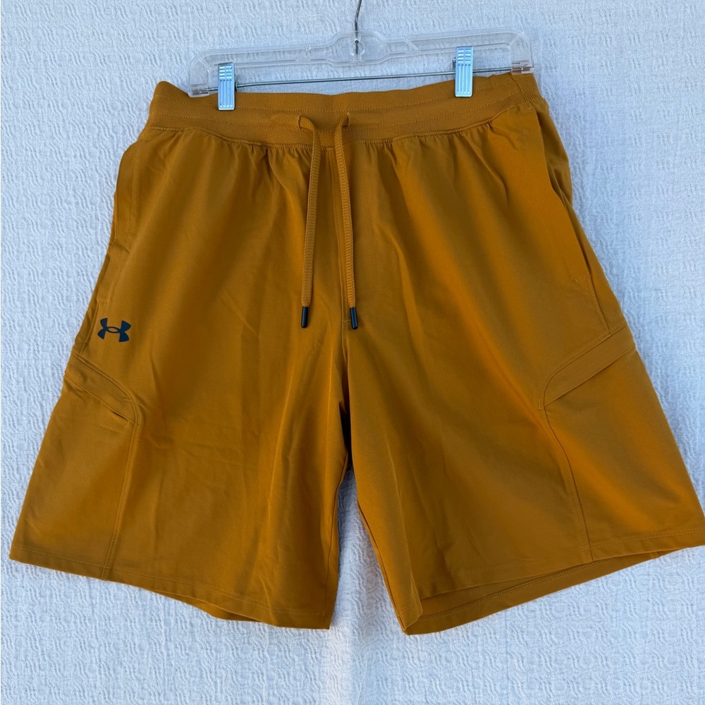 Under Armour Men's Mustard Athletic Shorts